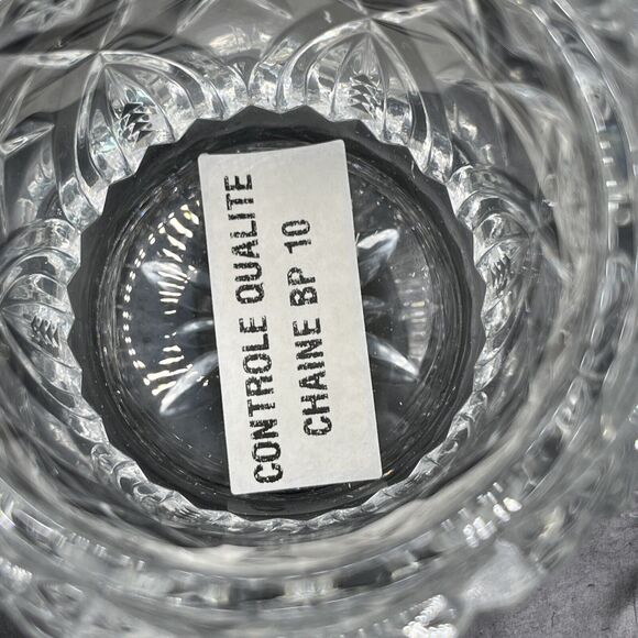 J G Durand Cristal France Crystal Covered Sugar and Creamer Set of 2 - Picture 3 of 8